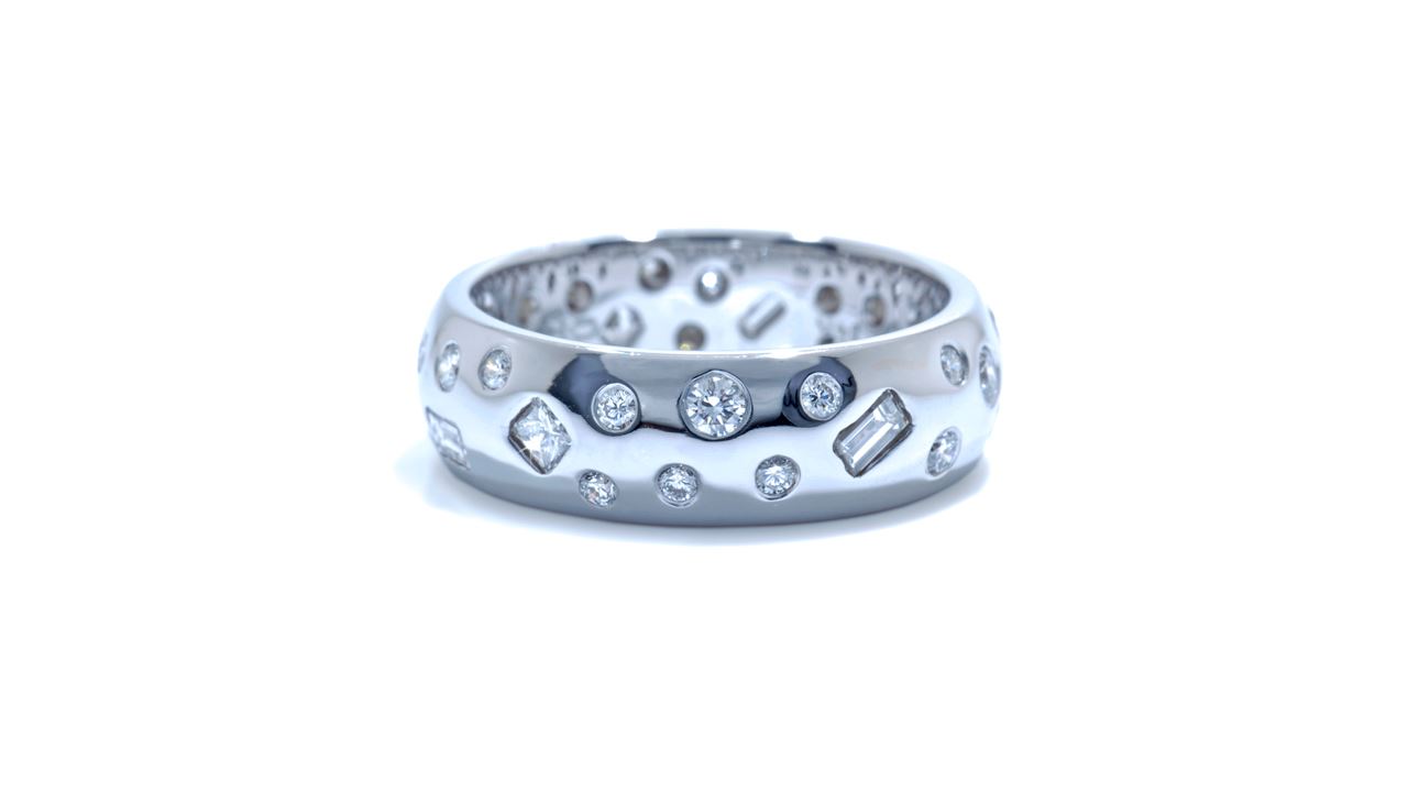 j7379 - Nova Diamond Ring With Mixed Cut Diamonds at Ascot Diamonds