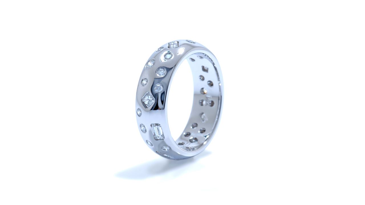 j7379 - Nova Diamond Ring With Mixed Cut Diamonds at Ascot Diamonds