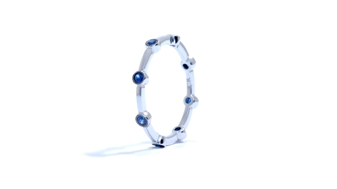 ja3846 - Sapphire Stacking Band 0.30 ct. tw. (in 18k white gold) at Ascot Diamonds