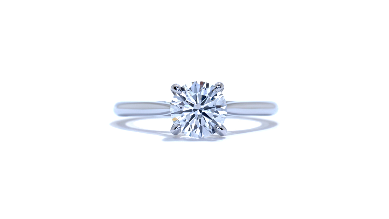 ja6904_lgd1036 - Round Cut Lab Diamond Engagement Ring at Ascot Diamonds