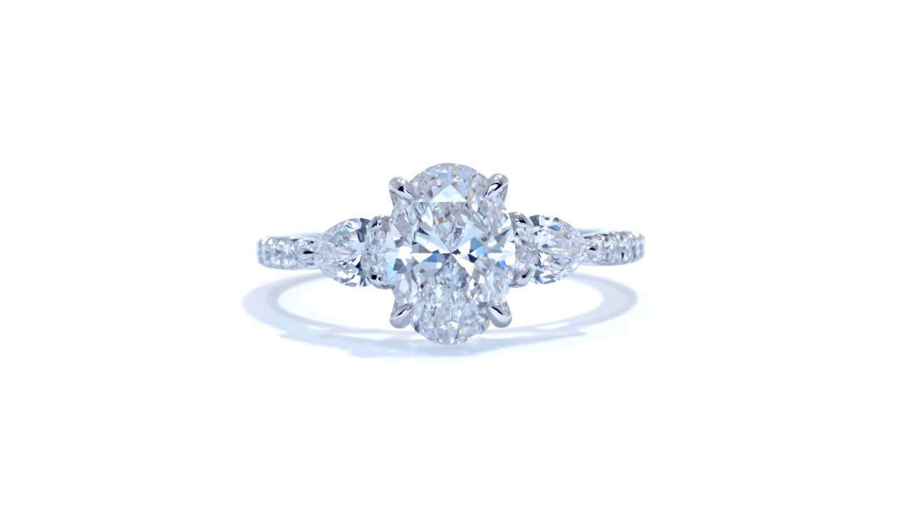 jb1423_lgd1950 - Oval Diamond Ring | Lab Grown at Ascot Diamonds