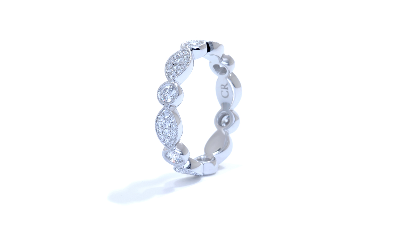 jb4696 - Stackable Diamond Wedding Ring at Ascot Diamonds