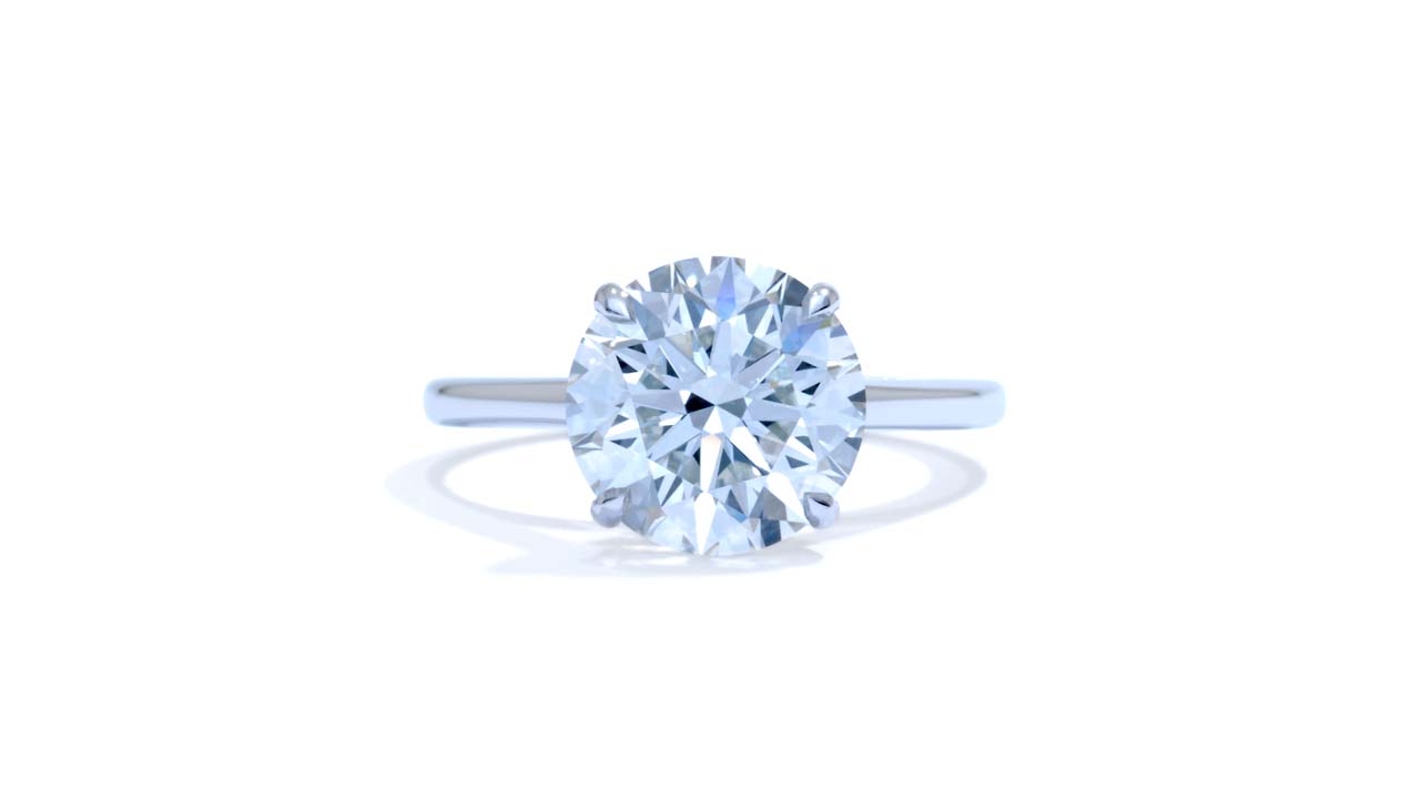 jb6332_lgd1634 -  Lab Grown Round Cut Ring | 3.5 Carat at Ascot Diamonds